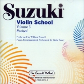 Suzuki Violin School - CD - Volume 5 - Revised - William Preucil