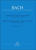 Bach - Sonatas in G, E and Fuge in G minor (BAR)