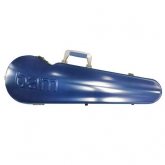 Bam Hightech Contoured Violin Case - 4/4 - GRAFFITI Navy Blue