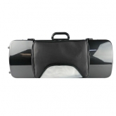 Bam Hightech Oblong Viola Case - Black Carbon Look - With Pocket