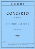 Concerto in E Minor for Violin and Piano