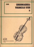 Cello Tutor Volume IV
