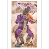 Notecard - "Green Violinist" by Marc Chagall
