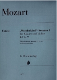 Mozart - "Wunderkind Sonaten" K.6-9, Vol. 1 (HEN)