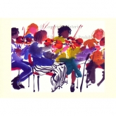 Notecard - "First Violins" by Mary Woodin