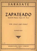 Sarasate - Zapateado, Op. 23 No. 2 for Cello and Piano (INT)