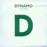 Dynamo Violin String - D - Aluminum - medium - 4/4