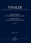 Vivaldi - Complete Sonatas for Cello and Basso Continuo (BAR)