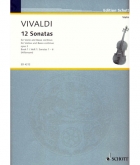 Vivaldi - 12 Sonatas for Violin, Op. 2 Vol. 1 (SCHOTT)