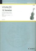 Vivaldi - 12 Sonatas for Violin, Op. 2 Vol. 2 (SCHOTT)