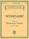 Wohlfahrt - 40 Elementary Studies, Op. 54