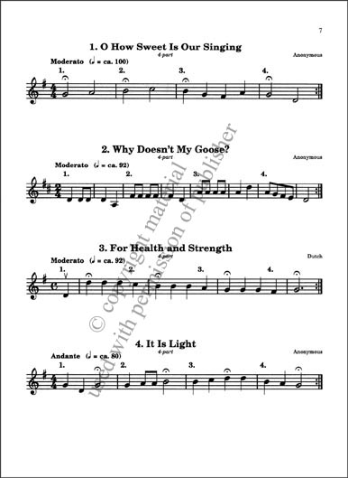 Rounds and Canons - Violin Part